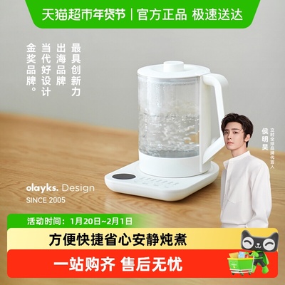 olayks立时小型办公室养生壶