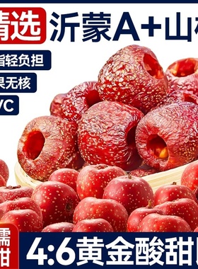 沂蒙特产空心山楂酸甜无添加色素+独立包装无核蜜饯解馋无负担
