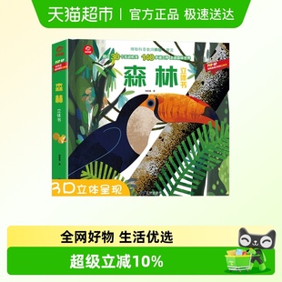6岁儿童科普百科了解森林 奥秘 3D立体呈现 呦呦童森林立体书