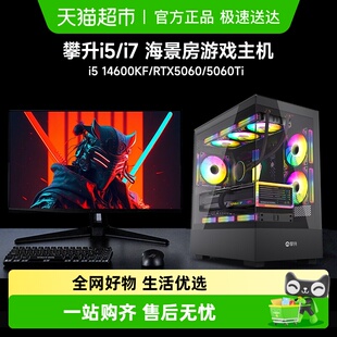 14790F RTX5060 5060Ti 电脑主机 攀升i5 5070台式 14600KF