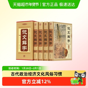 说文解字篆书字注解图解汉字古汉语书咬文嚼字中华藏书文字工具书