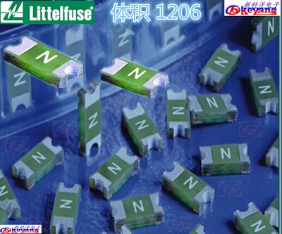 贴片保险丝 0468001.NRHF 熔断保险丝 1A 63V SMD 1206
