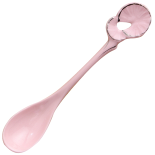 咖啡勺子陶瓷创意家用个性可爱甜品勺长柄搅拌勺长把调料牛奶小勺