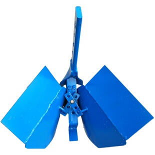 可调耕宽式开沟器 微耕机可调式开沟器 自带柄式可调开沟器包邮