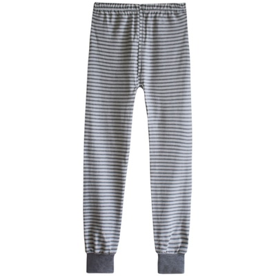 青少年纯棉大童男生条纹薄款秋裤