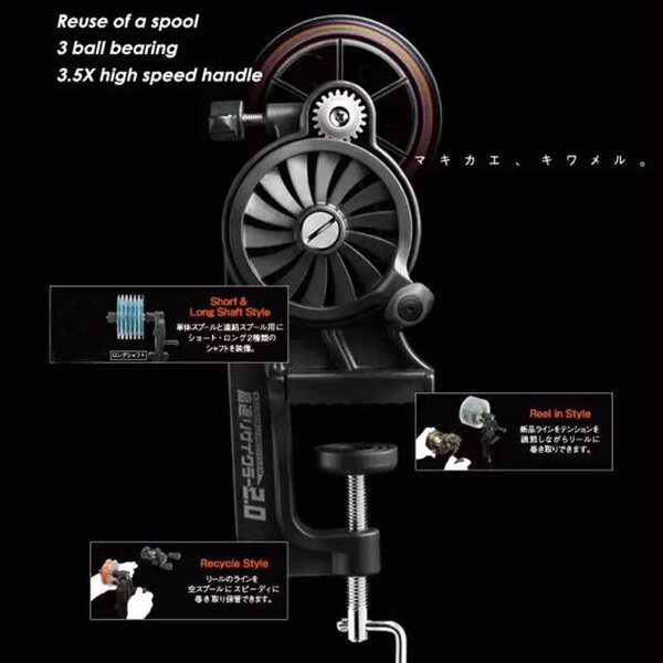 日本第一精工渔轮上线器往复式缠线器多功能鱼线绕线器路亚卷线器图片