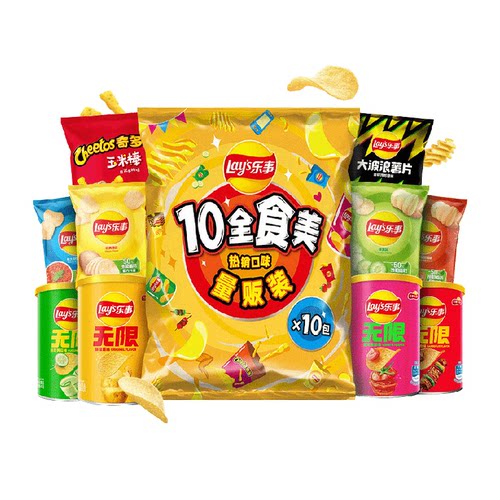 Lay's乐事混合口味薯片片片脆爽