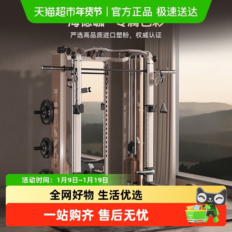 HEAD海德镜炼系列轻奢龙门架商用史密斯机家用卧推飞鸟综合训练器