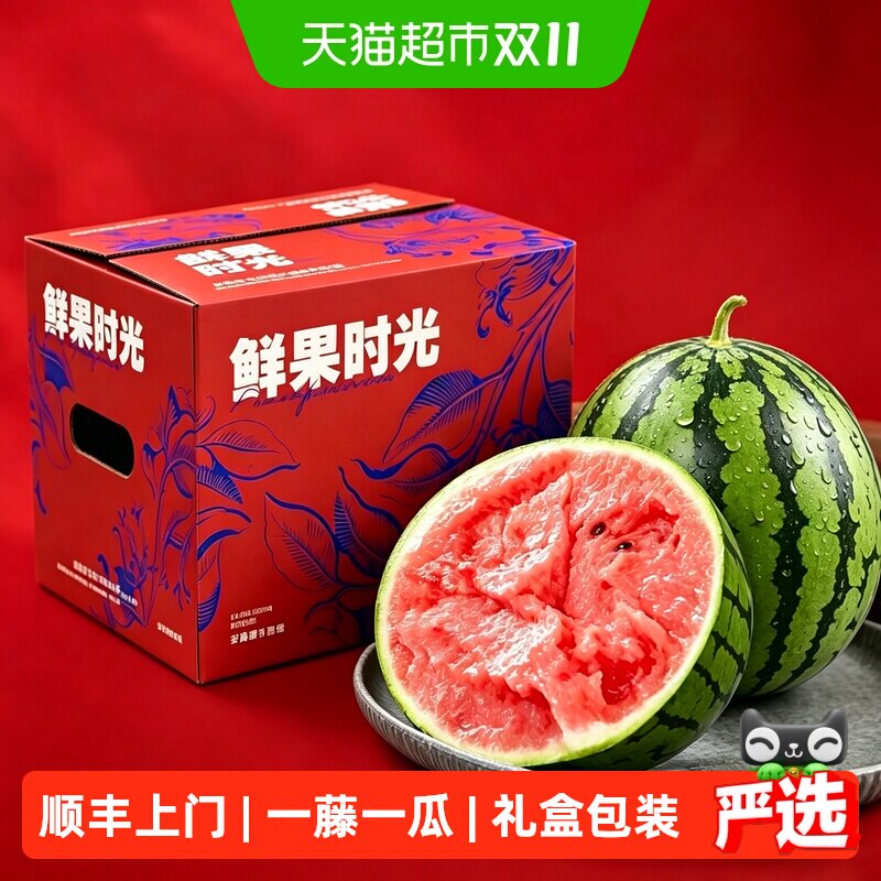 山东2K小西瓜新鲜水果薄皮红肉脆甜小糖丸手剥小吊瓜精品节日礼盒