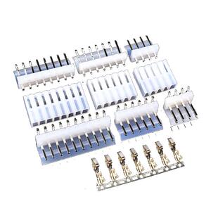 Zave直针弯针胶壳CH3.96mm母座插头插座2/3/4/5/6/7/8/10P接插件