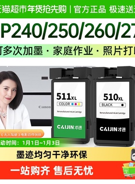 才进佳能PG-510墨盒iP2700 2702 MP230 240 250 260 270打印机280