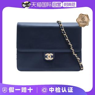 香奈儿斜挎包中古信封包4开金扣 中古9新Chanel 自营