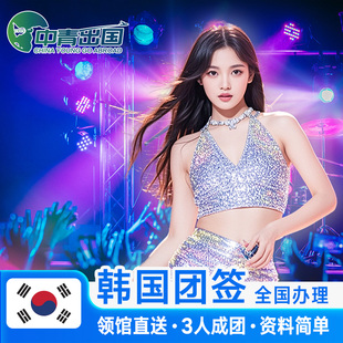 韩国·团体旅游签证·沈阳送签·团签韩签简化办理留学d2加急个人旅游五年多次5年河南湖南长沙湖北首尔北京