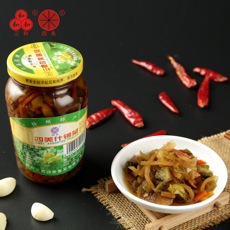 三和四美什锦菜375g扬州特产咸菜下饭菜老字号自制菜食品,水产肉类/新鲜蔬果/熟食,腌制/榨菜/泡菜,淘宝优惠券,粉丝福利购,淘宝优惠卷