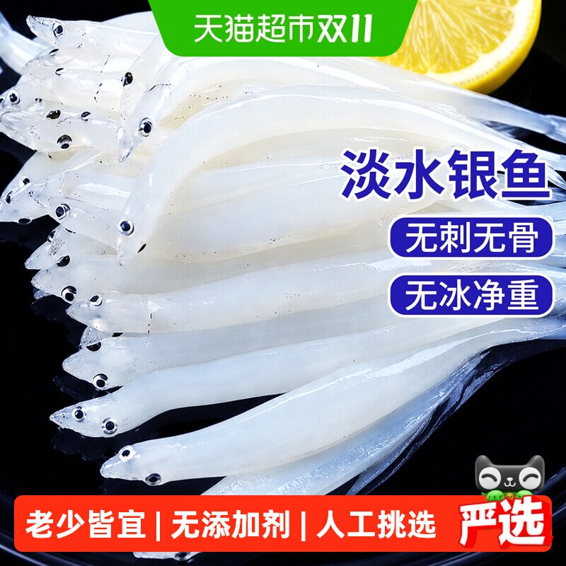 新鲜大银鱼鲜活冷冻小面条鱼淡水正宗生鲜水产天然宝宝辅食
