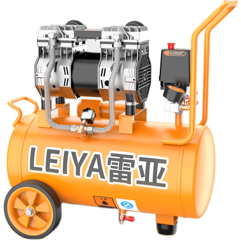雷亞無油靜音空壓機(jī)小型220v高壓工業(yè)級(jí)空氣壓縮機(jī)氣泵木工打氣泵