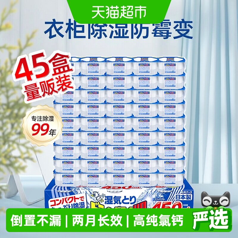 白元进口除湿盒防潮防霉衣干燥剂图片