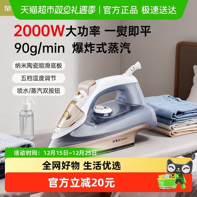 荣事达老式大功率电熨斗干湿两熨