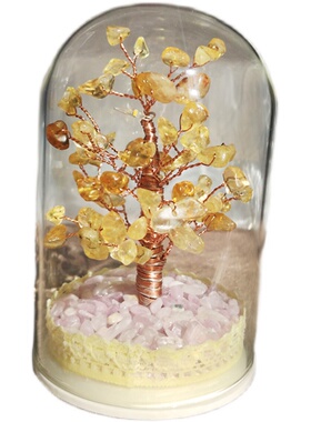 植物玻璃罩日系万圣节手工摆件