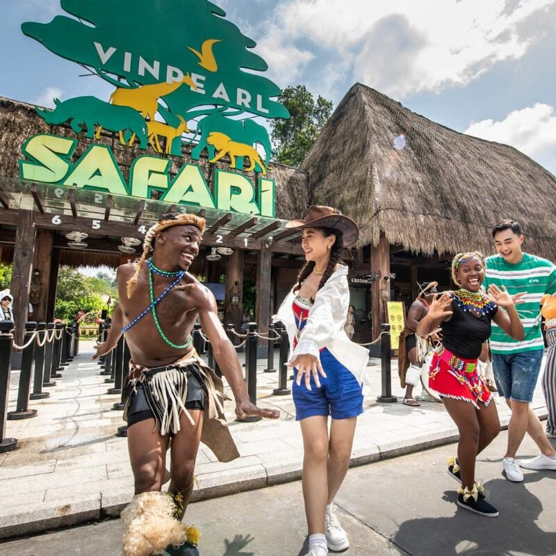 [富国岛SAFARI野生动物园-大门票+动物园电车+餐饮券]越南富国岛珍珠岛safari野生动物园+餐券+动物园电车
