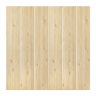 3d立体墙贴防水饭店木纹墙面装饰贴纸泡沫砖墙裙墙围防撞自粘墙纸