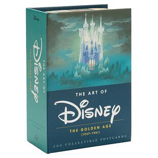 预售 The Art of Disney:The Golden Age 1937-1961 迪士尼珍藏版明信片 英文原版 黄金年代