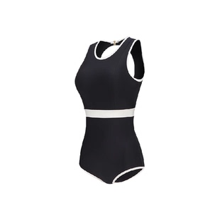 Speedo新款 泳衣摩登派系列露背防晒女士连体泳衣显瘦度假游泳衣