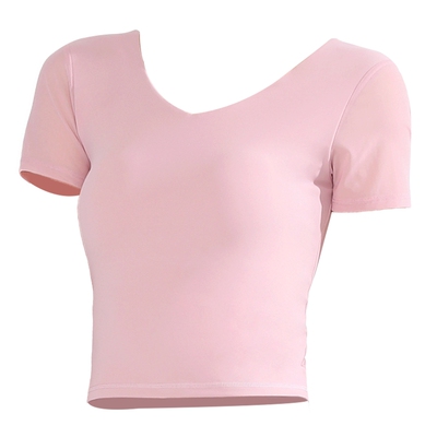 爱暇瑜伽服2025新款上衣女带胸垫