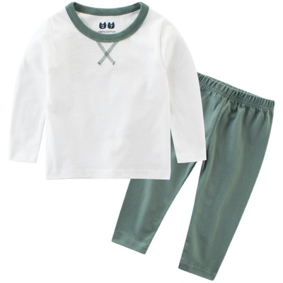 春夏季新款儿童睡衣内衣套装男孩