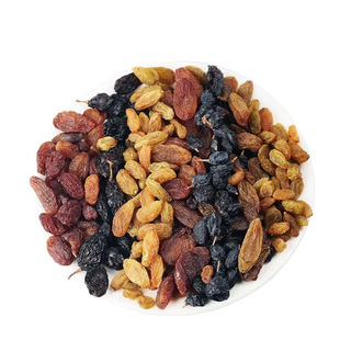 新疆无核白黑加仑玫瑰红葡萄干三色混合装独立小包装免洗即食