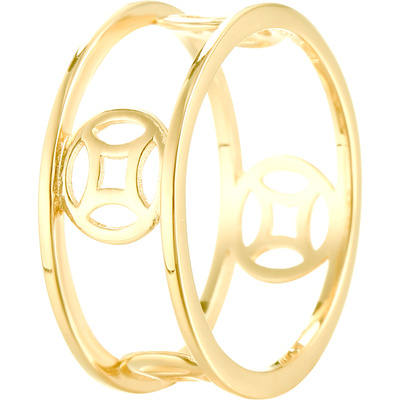 纯银戒指环套diy镶嵌翡翠玉石