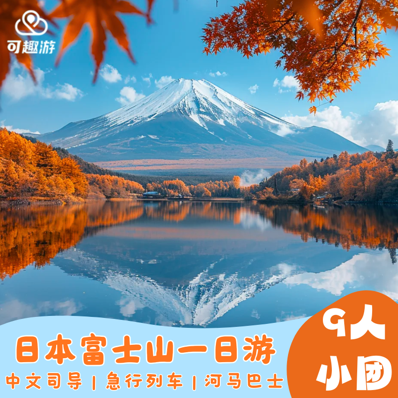 【天天发团】9人小团日本富士山一日游KABA富士列车东京周边旅游