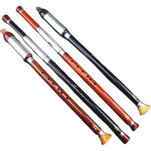 桑洛巴乌红木黑檀木横吹竖吹C降BGF调学生成人考级专业演奏型乐器