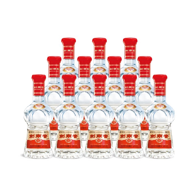 剑南春52度水晶剑500ml*12瓶图片