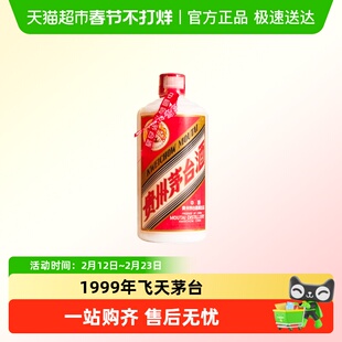 【年份酒】贵州飞天茅台塑盖酱香白酒53度500ml单瓶装H(1999年)