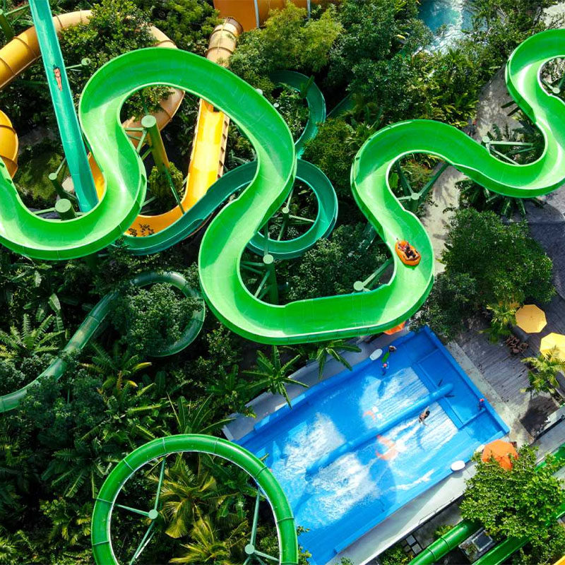 巴厘岛亲子6日 海豚乐园 水上乐园 野生动物园 金巴兰日落