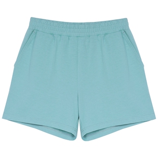 铜牛bless夏季 纯棉汗布直筒女居家下装短裤睡裤女VK150