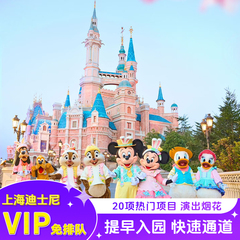 上海迪士尼快速通行VIP免排队通道FP尊享卡门票早享卡33vip管家