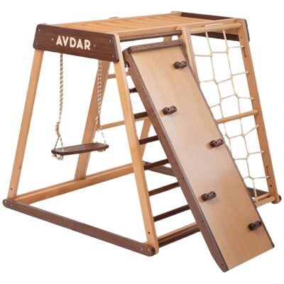AVDAR黑胡桃木+山毛榉木攀爬架