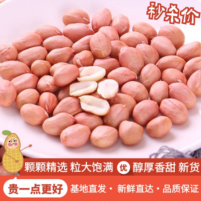 大颗粒白沙花生米营养美味批发