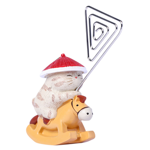 故宫淘宝｜猫咪文创办公桌面迷你摆件创意便签夹旗舰店生日礼物女