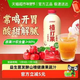 江中食疗楂打果山楂汁饮品儿童健康果蔬汁小孩酸甜饮料单瓶1L装