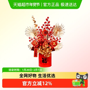 新新精艺新年春节装饰福桶抱抱桶2026客厅氛围场景布置发财果摆件