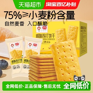 盼盼咸味苏打饼干零食整箱早餐代餐零食休闲食品小吃礼盒800g 1箱
