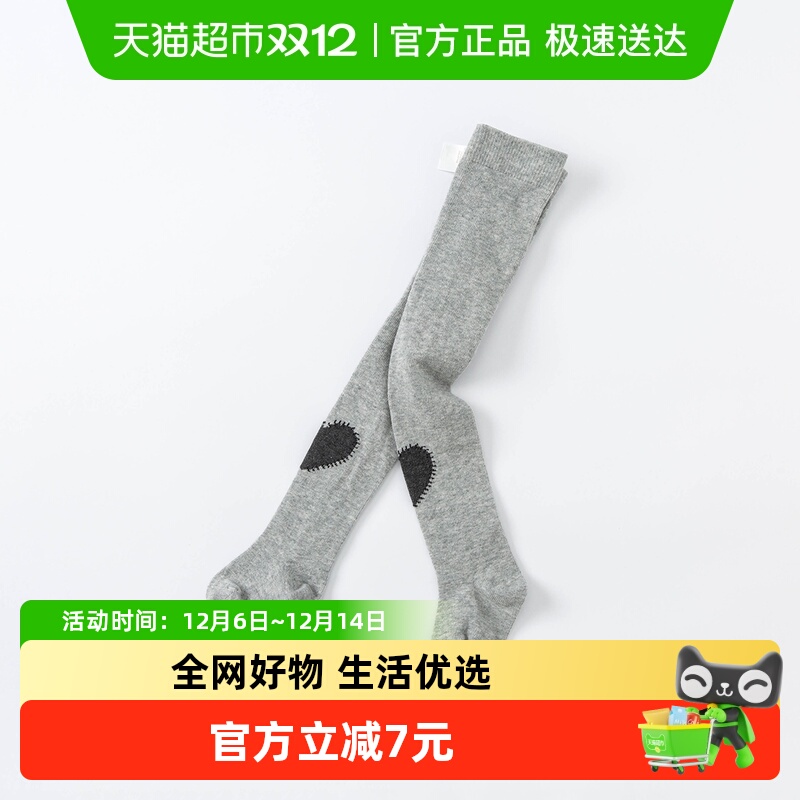 戴维贝拉秋季连裤袜洋气儿童袜子