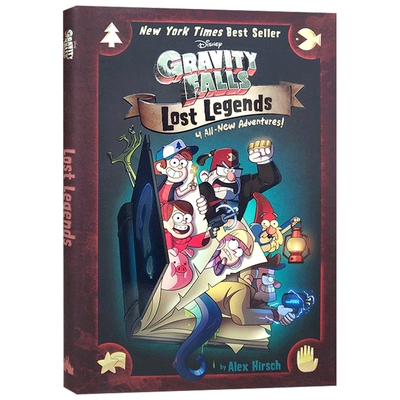 Gravity Falls Lost Legends 4 All-New Adventures Alex Hirsch 英文原版 怪诞小镇失落的传说4个新故事 迪士尼漫画书儿童图书