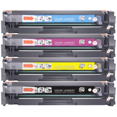 适用惠普M281fdw硒鼓M254dw/nw/dn CF500A CF540A墨盒M280nw/dn M281fdn碳粉墨粉HP 202A 203A彩色打印机粉盒