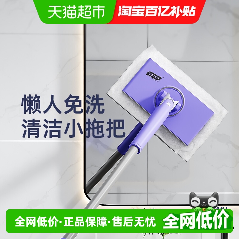 TAILI太力懒人洗脸巾拖把除油污