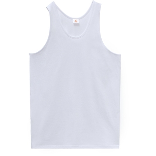 铜牛男士汗布圆领背心 宽松吸汗打底汗衫背心男NB006