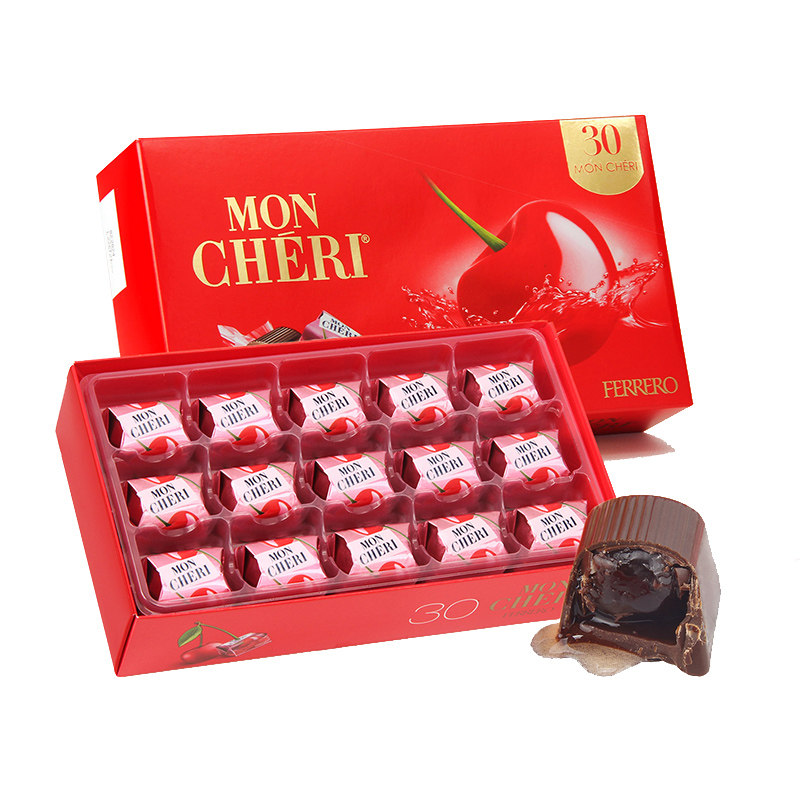 费列罗蒙雪丽樱桃酒心巧克力30颗